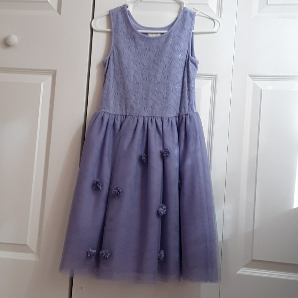 Purple flowy dress